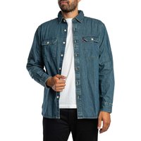 Levis Jackson Worker Long Sleeve Shirt Blue