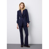 Stefanel 30% Rabatt auf Dunkelblaue SlimFit StretchBaumwollhosen für Damen
