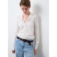 Stefanel Rabatt 50% Ersparnis auf weiße RegularFitPullover für Damen