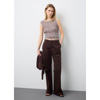 Stefanel Rabatt 50% auf Damen FlaredHose aus StretchBaumwolle