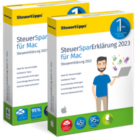 SteuerSparErklärung 2022 und 2023 auf CD-ROM im Paket, Mac-Version