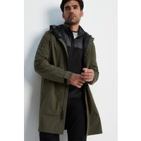 Tog24 Mens Glenton Long Waterproof Jacket Green