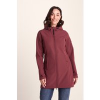 Tog24 Womens Keld Softshell Hoody Brown