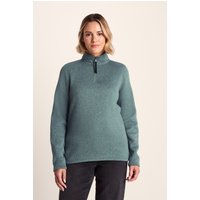 Tog24 Womens Pearson Fleece Zipneck Grey
