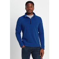 Tog24 Mens Revive Fleece Zip Neck Blue