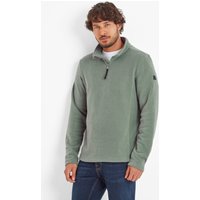Tog24 Mens Revive Fleece Zip Neck Green