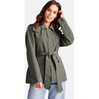Tog24 Womens Shea Short Car Coat Green