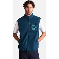 Tog24 Mens Stark Microfleece Gilet Blue