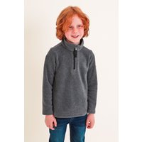 Tog24 Unisex Toffolo Zip Neck Fleece Grey