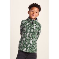 Tog24 Unisex Toffolo Fleece Zip Neck Brown