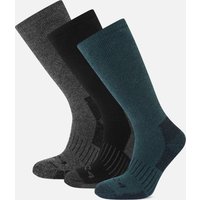 Tog24 Mens Villach 3pk Trek Socks Green