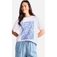 Tog24 Womens Wave T-shirt White