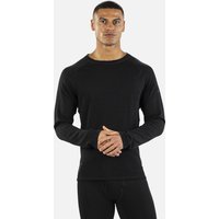 Surfanic Mens Merino Crew Neck Black