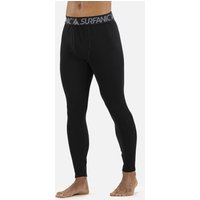 Surfanic Mens Merino Long Johns Black