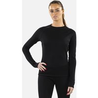 Surfanic Womens Merino Crew Neck Black