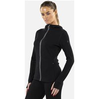 Surfanic Womens Merino Zip Thru Hoody Black