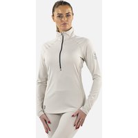 Surfanic Womens Cozy Zip Neck Neutral