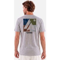 Surfanic Mens Block Logo T-shirt Grey