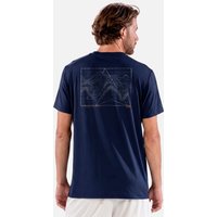 Surfanic Mens Grid Logo T-shirt Blue
