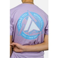 Surfanic Mens Old Skool T-shirt Purple