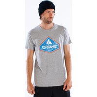 Surfanic Mens Crystal Logo T-shirt Grey