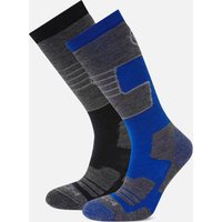 Tog24 Mens Linz 2pk Ski Socks Grey