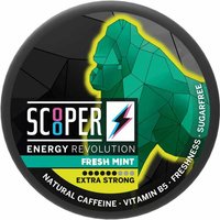 Scooper Energy Fresh Mint, Koffein Snus, Vitamin D5, Vegan ""