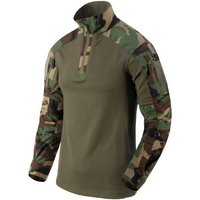 Helikon-Tex MCDU Combat Shirt Nyco Ripstop US Woodland - Outdoor Shirt, Polizei, Militär "M"