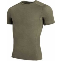 DNS-Alpha Merino Slim LS Shirt olive green, Funktionsshirt aus Merino "S"