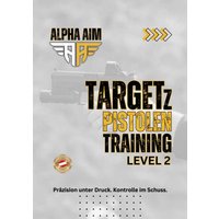 ALPHA AIM TARGETz Pistolen Training Level 2, Pistolen Zielscheibe, Shooting Range ""