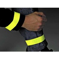Origin Outdoors Reflektier-Klettband gelb 1 Paar, Sichtbarkeit im Dunkeln ""