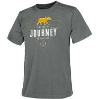 Helikon Tex T-Shirt (Journey To Perfection) shadow grau - taktisches Shirt "L"