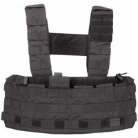 5.11 Tactical Tactec Chest Rig schwarz - taktisches Chest Ricg, für Polizei, Militär aus wetterfestem 500D Nylon ""