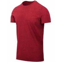 Helikon Tex T-Shirt Slim rot melange - taktisches T-Shirt "XL"