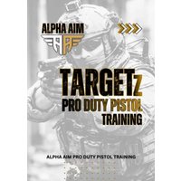 ALPHA AIM TARGETz Pistolen Pro Duty, Pistolen Zielscheibe, Shooting range ""