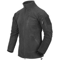 Helikon Tex Alpha Tactical Fleece Jacke grau, taktische Fleecejacke geeignet für Polizei, Militär, Sicherheitsdienst, Survival, Outdoor, Airsoft "L"