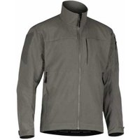 Clawgear Rapax Softshelljacke grau, taktische Softshelljacke mit Klettflächen und großen Taschen "S"