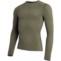 DNS-Alpha Merino Slim LS Shirt olive green, Funktionsshirt aus Merino "XL"