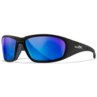Wiley X WX BOSS Blau Spiegel/Matt Schwarz - Polarisierend ""