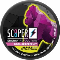 Scooper Energy Cool Grapefruit, Koffein Snus, Vitamin D5, Vegan ""