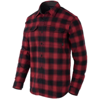 Helikon-Tex GreyMan Shirt - Coral Crimson Checkered, Hemd "L"