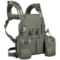 Tasmanian Tiger TT Modular Chest Rig 4xM4 IRR steingrau-olive ""