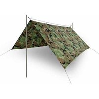 Helikon Tex Super Tarp camo woodland, Schutzplane, geeignet für Militär, Polizei, Sicherheitsdienst, Survival, Outdoor, Trekking, Bushcraft ""