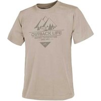 Helikon Tex T-Shirt (Outback Life) khaki - taktisches Shirt "M"