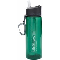 LifeStraw Wasserflasche mit Filter GO 0,65L green ""