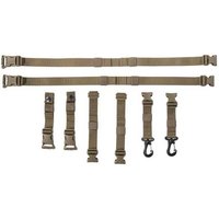 TT Pouch Harness Adapter coyote- Adapterset zur Befestigung einer EDC-Pouch oder anderer Pouches an Rucksack-Schultergurten ""