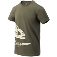 Helikon-Tex T-Shirt (Full Body Skeleton) - olive "M"