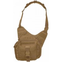 5.11 Push Pack 6l Sling Pack, Umhängetasche, coyote, Molle System - Klettband für Patsches zur Identifizierung, geeignet für Polizei, Militär ""