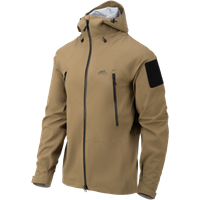 Helikon-Tex SQUALL Hardshell Jacke coyote, Regenjacke, Windjacke, Outdoorjacke "M"