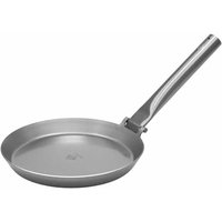 Stabilotherm Jaeger-Bratpfanne original Ø 21cm faltbarer Rohrgriff, Pfanne, outdoor cooking, camping, Carbonstahl ""